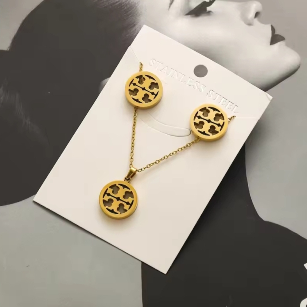 Chic Gold Stainless Steel Earrings